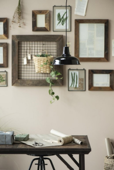 Preview: IB Laursen Hängeleuchte schwarz weiss